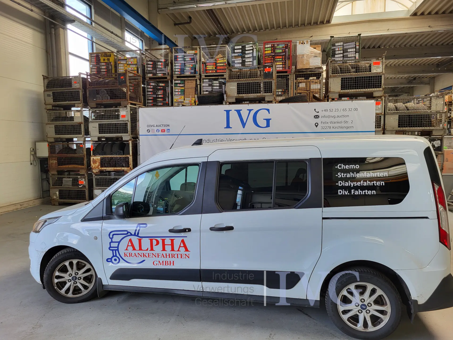 Voertuig voor personenvervoer met 8 zitplaatsen, rolstoeltoegankelijk FORD Transit – foto 8 – kavel bij IVG, Kirchlengern