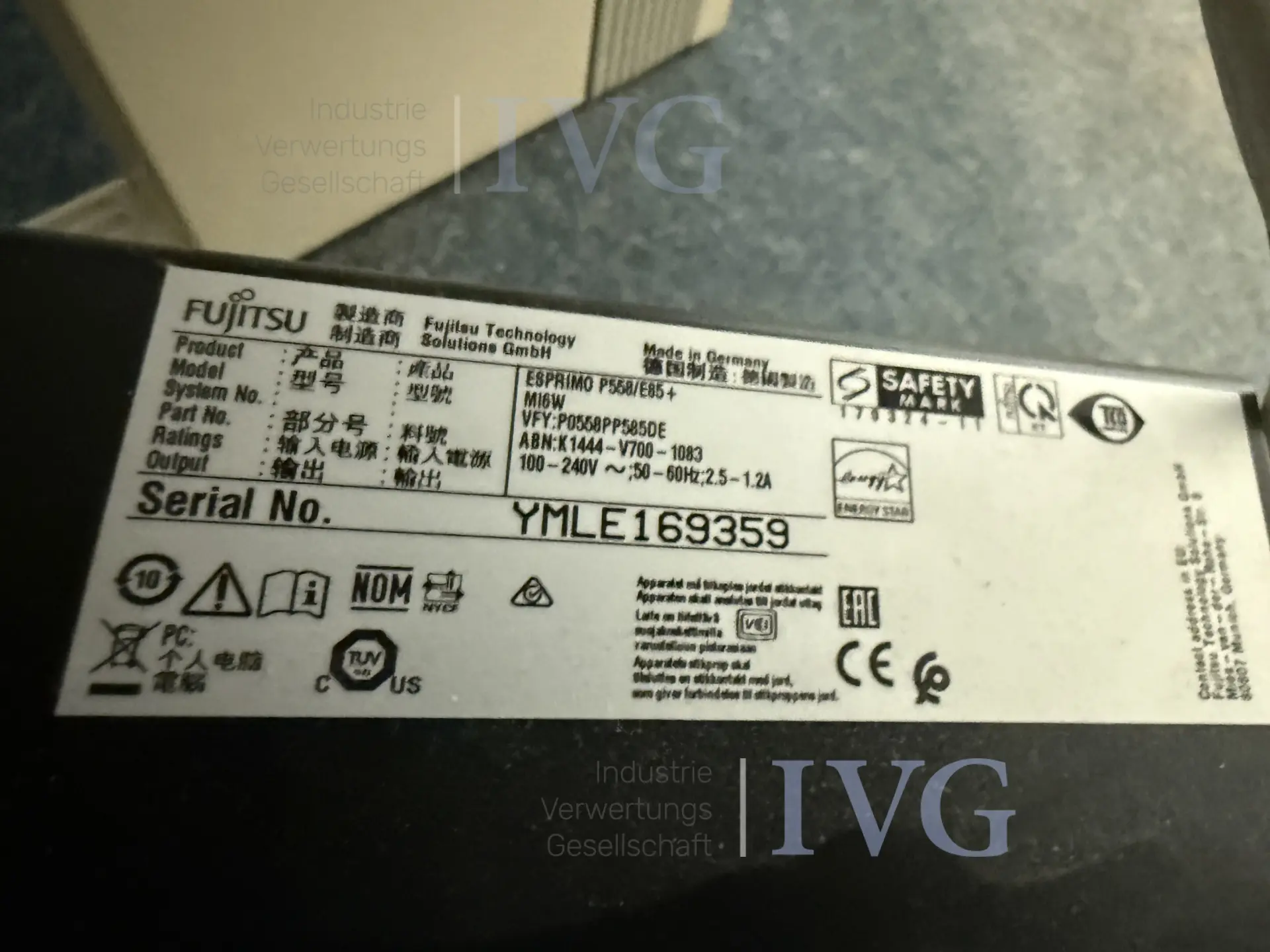 PC FUJITSU Esprimo P558/E85+ – foto 4 – kavel bij IVG, Preußisch Oldendorf