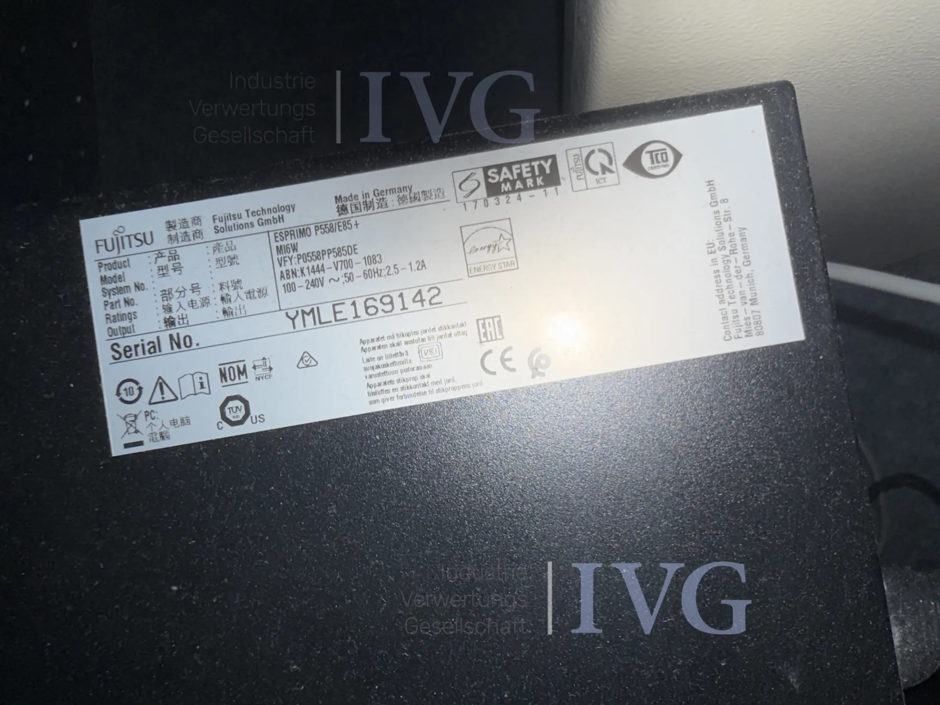 PC FUJITSU Esprimo P558/E85+ – foto 4 – kavel bij IVG, Preußisch Oldendorf