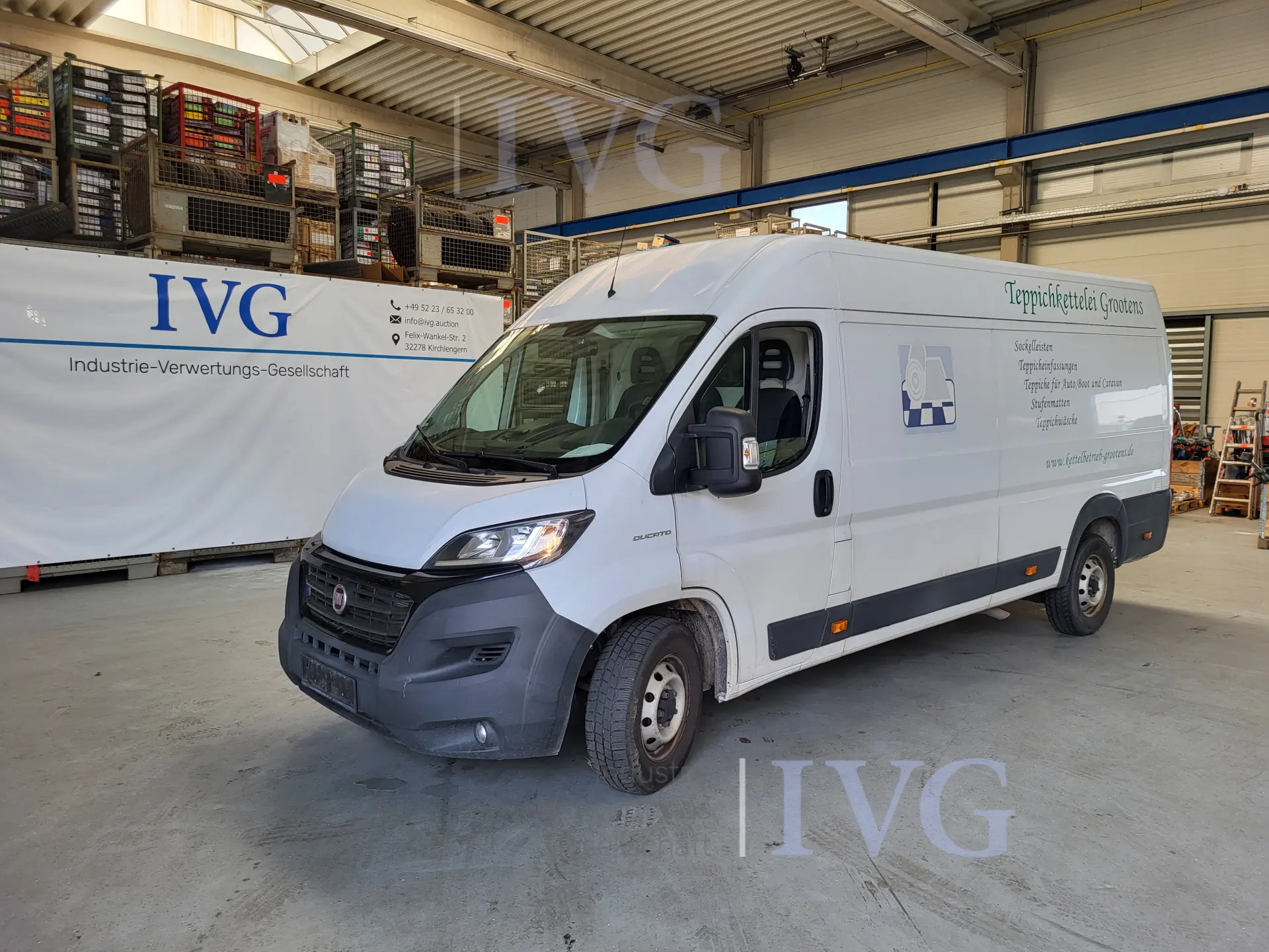 Van FIAT Ducato Maxi L5H2 – kavel bij IVG, Kirchlengern
