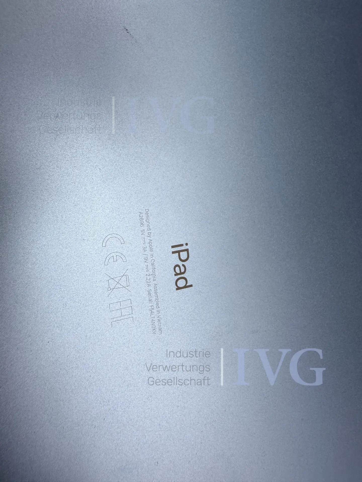Tablet APPLE iPad A2602 – foto 3 – kavel bij IVG, Kirchlengern
