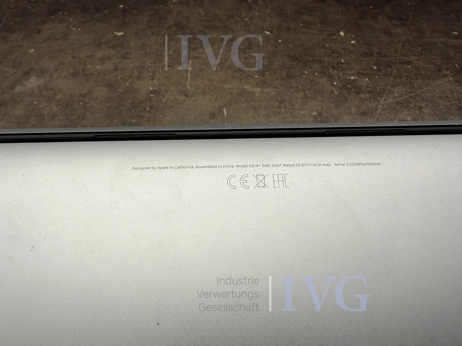 Notebook APPLE MacBook Pro A2141 – foto 5 – kavel bij IVG, Kirchlengern