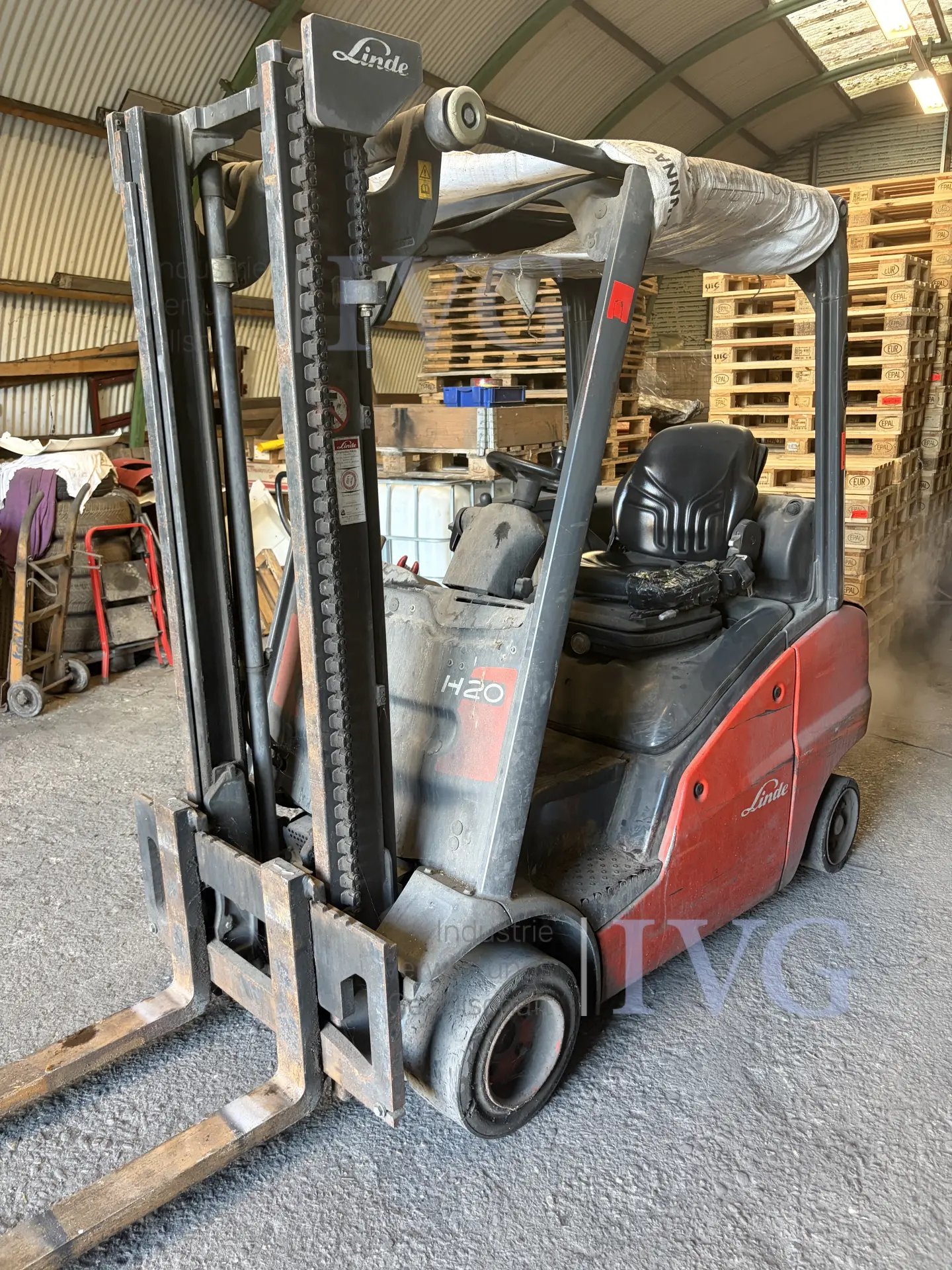 Treibgas-Gabelstapler LINDE H20 – foto 3 – kavel bij IVG, Solingen