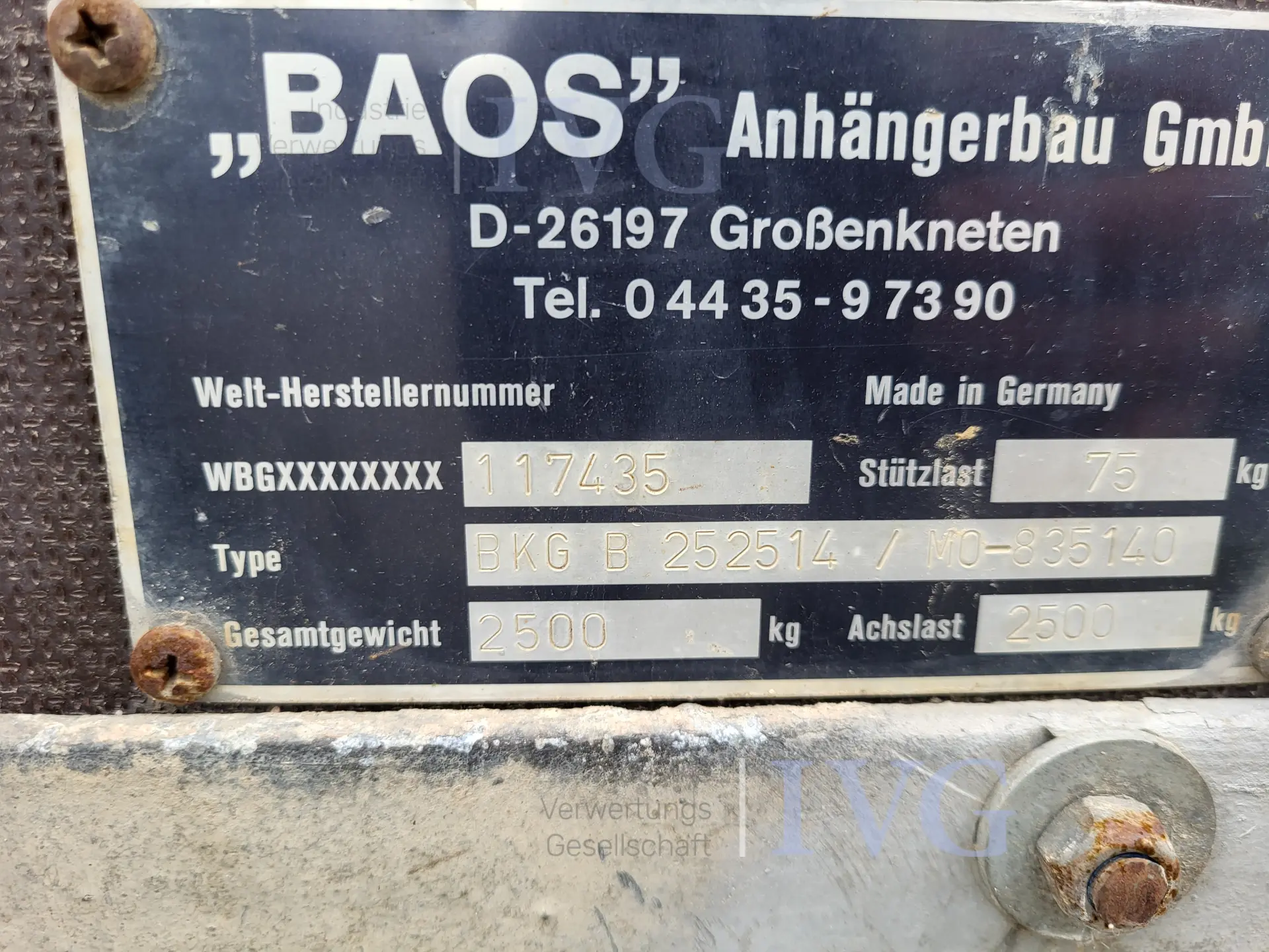 SDAH offener Kasten BAOS BKGB 252514 – foto 15 – kavel bij IVG, Kirchlengern