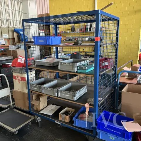 Gittertransportwagen (blau) ROLLCART