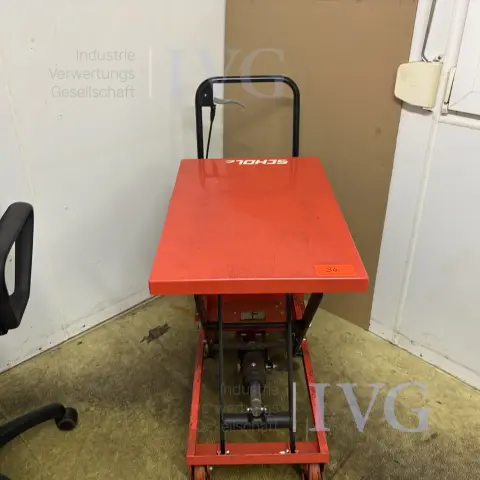 Mobile scissor lift table SCHEFER 1301010SHW15
