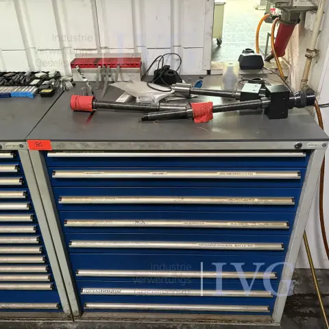 Steel drawer cabinet (grey/blue) HAHN+KOLB