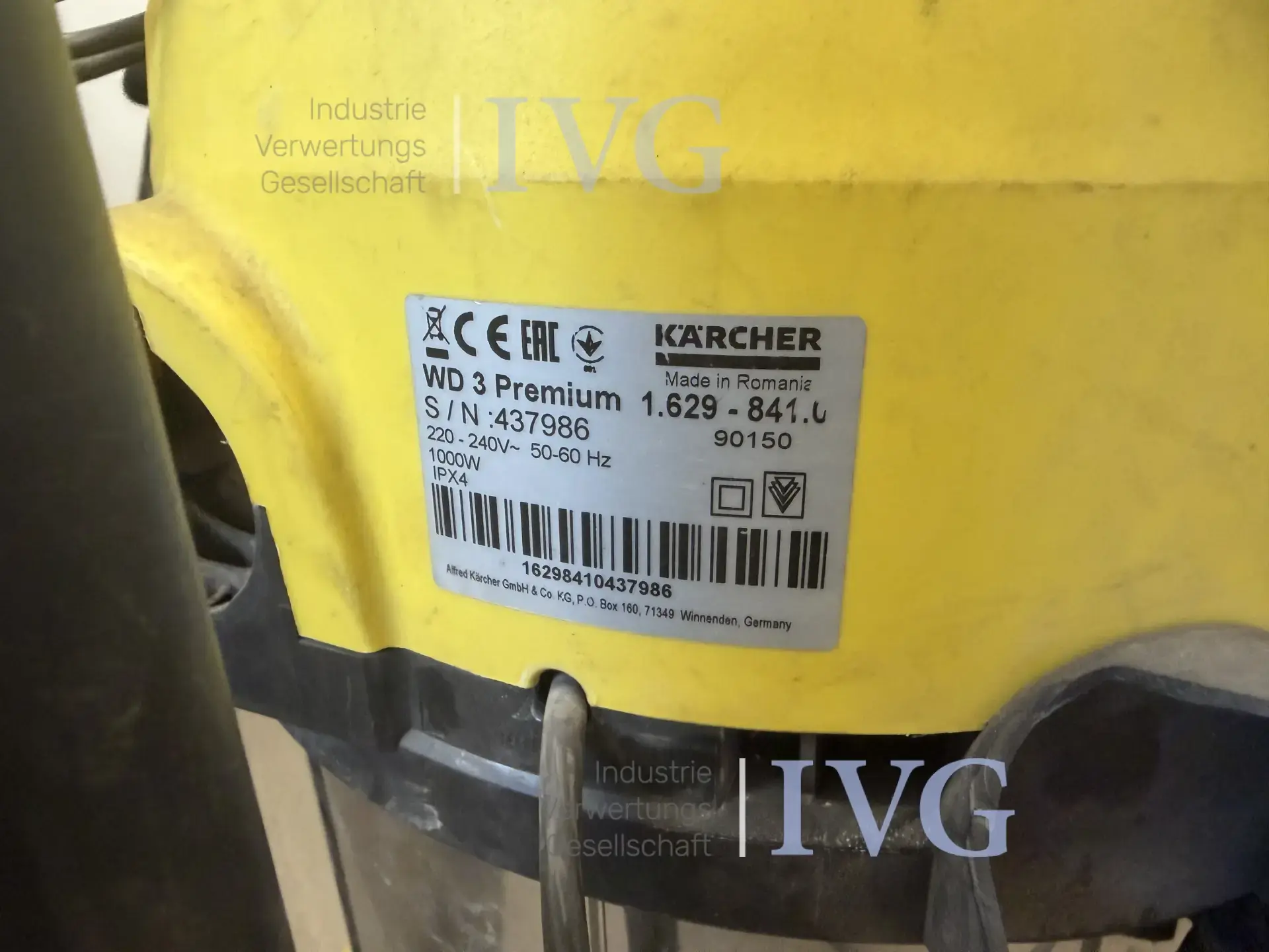 Industriesauger KÄRCHER WD 3 Premium – foto 3 – kavel bij IVG, Olfen