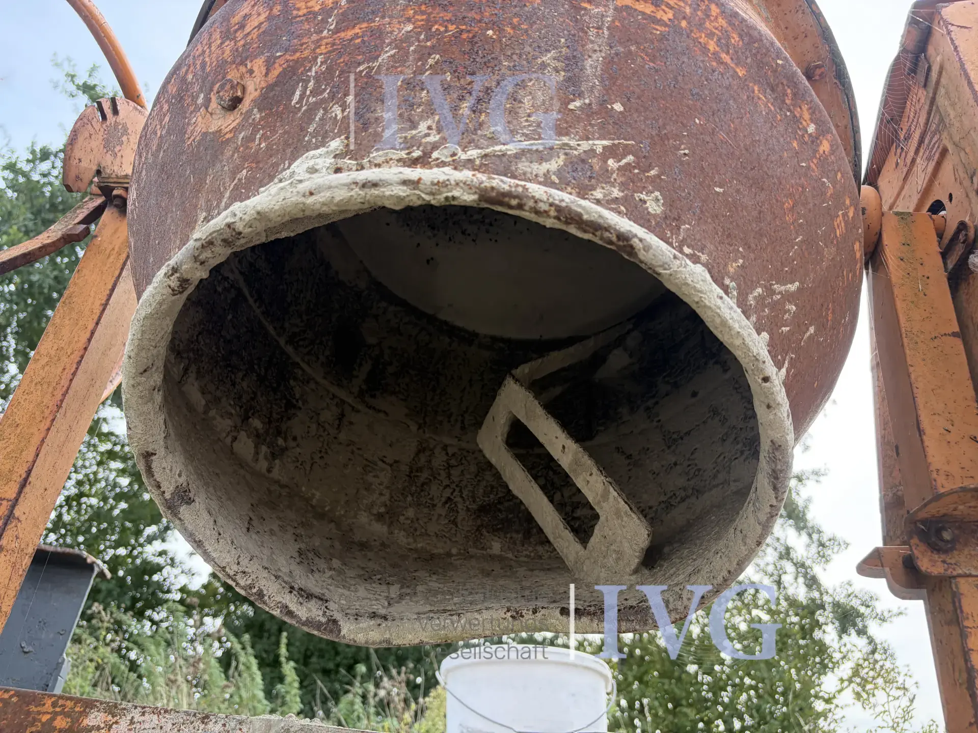 Betonmischer (orange) ATIKA – foto 2 – kavel bij IVG, Olfen