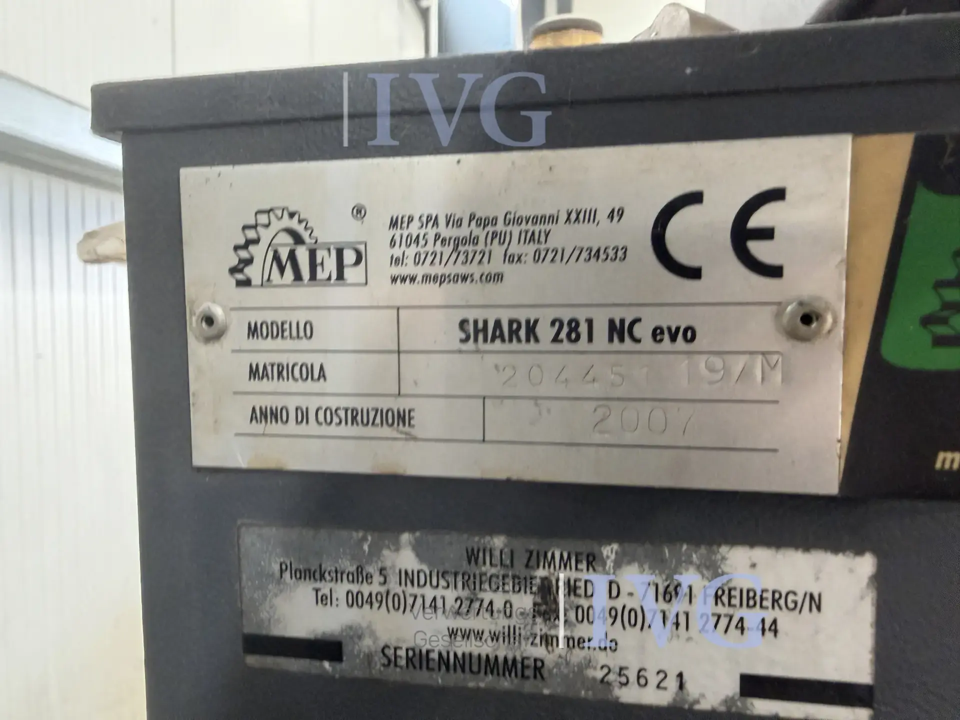Bandsäge MEP SHARK 281 NC Evo – foto 5 – kavel bij IVG, Olfen