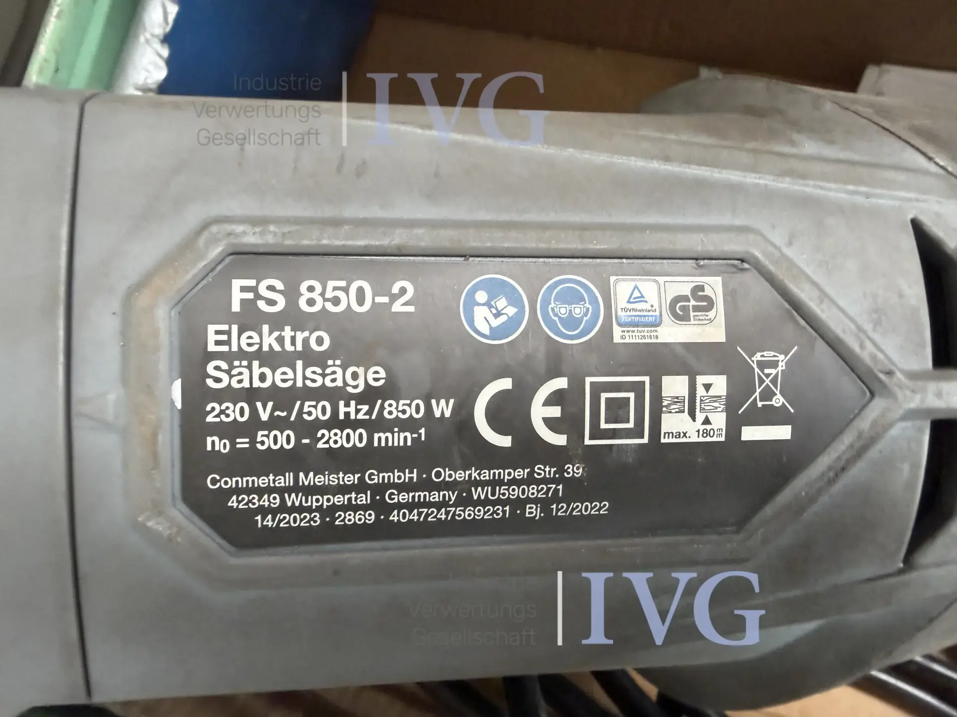 Säbelsäge FERREX FS 850-2 – foto 3 – kavel bij IVG, Olfen