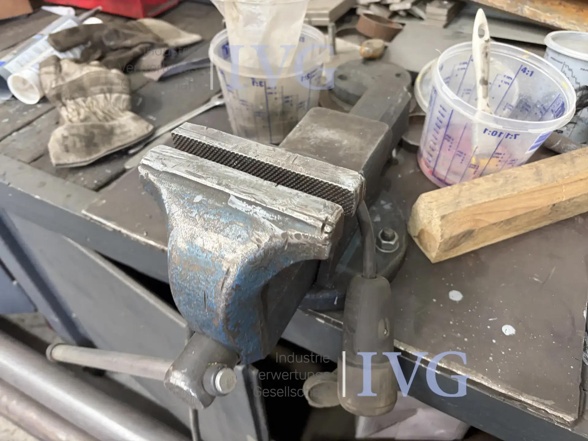 Stahl-Werkbank – foto 5 – kavel bij IVG, Olfen