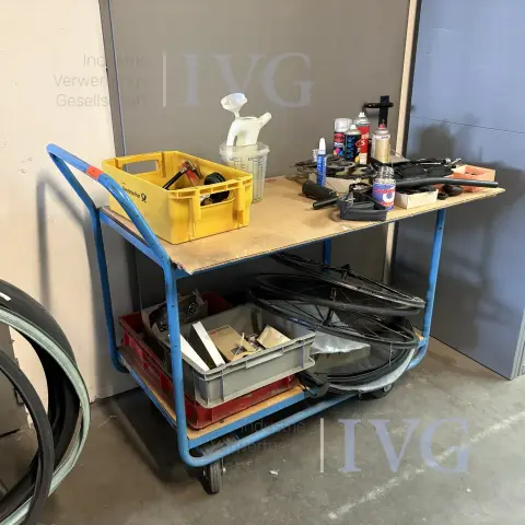 Etagenrollwagen (blau) WEBER