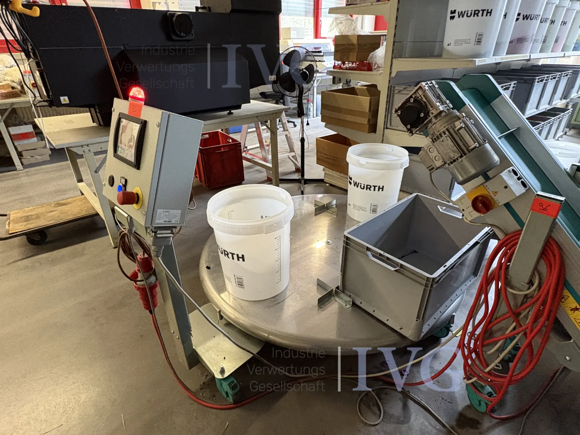 Drehteller mit Wiegeeinheit TOPCONTROL – foto 2 – kavel bij IVG, Freiberg