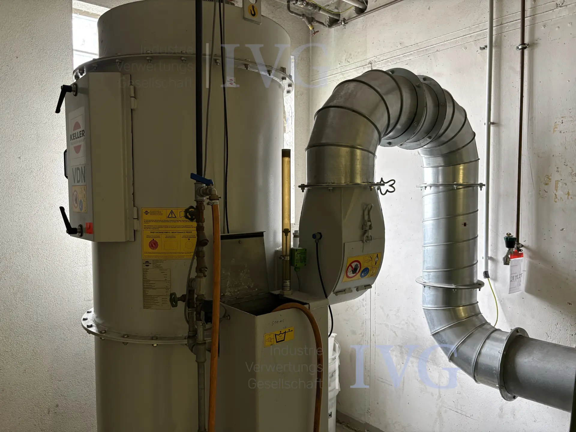 Absauganlage mit Nassabscheider KELLER VDN-E-3.6-Z-5,5 – foto 3 – kavel bij IVG, Freiberg