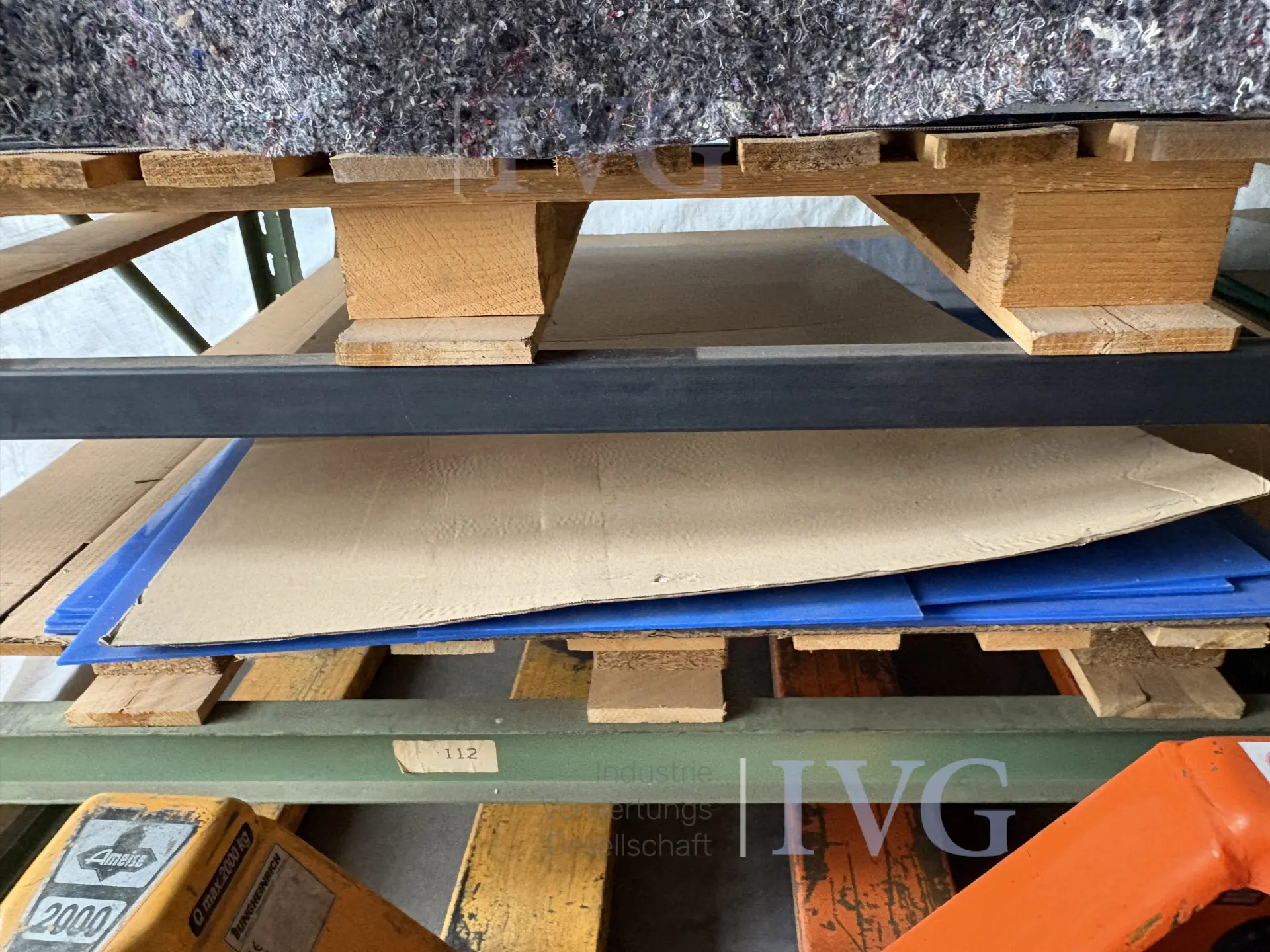 Schwerlastregal (grün) – foto 3 – kavel bij IVG, Freiberg