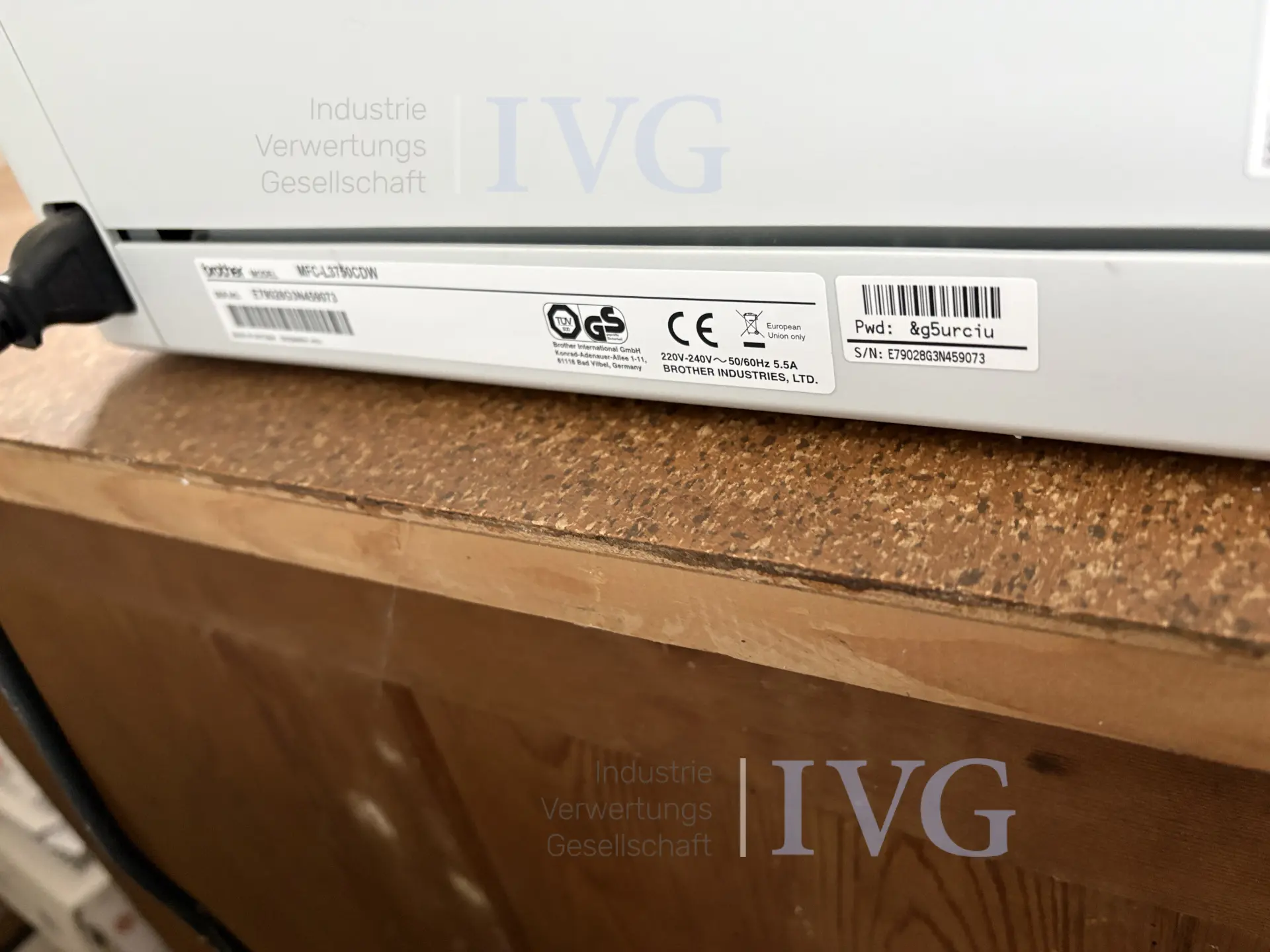 Multifunktionsgerät BROTHER MFC-L3750CDW – foto 4 – kavel bij IVG, Glandorf