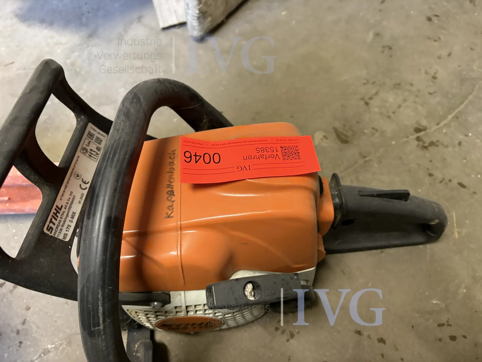 Kettensäge STIHL MS170 – foto 2 – kavel bij IVG, Glandorf