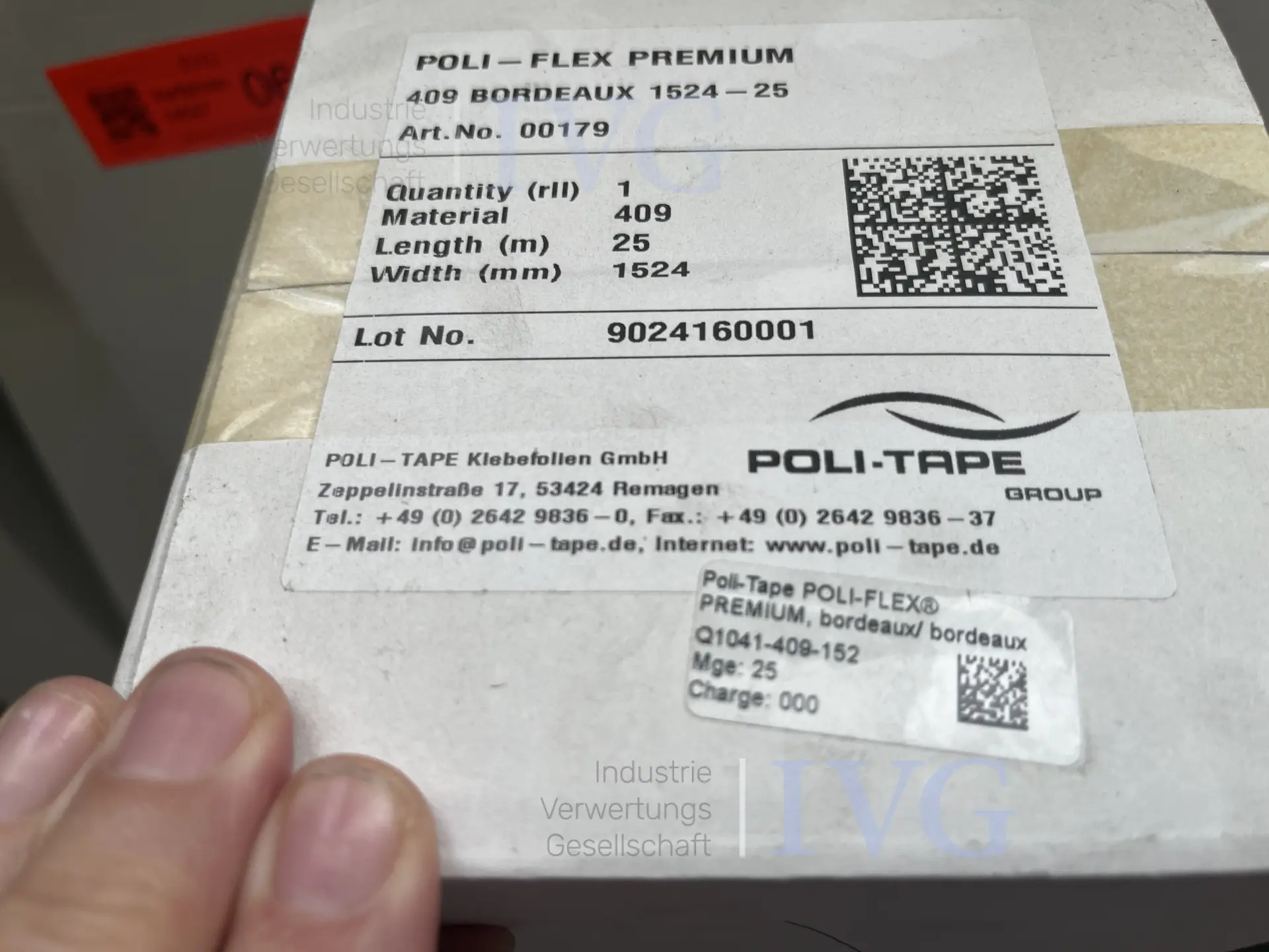 Posten Warenbestand Transferfolie POLI TAPE – foto 6 – kavel bij IVG, Emsdetten