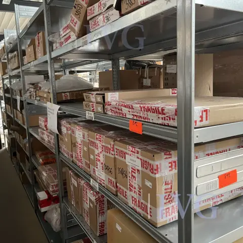 Lot of stock of spare parts for transfer presses