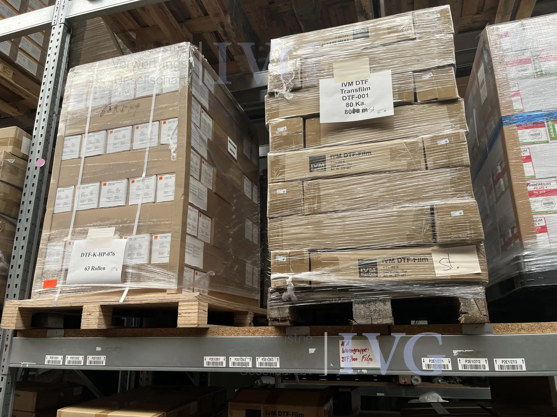 umfangreicher Posten Warenbestand Film und Druckfolie DTM – foto 6 – kavel bij IVG, Emsdetten