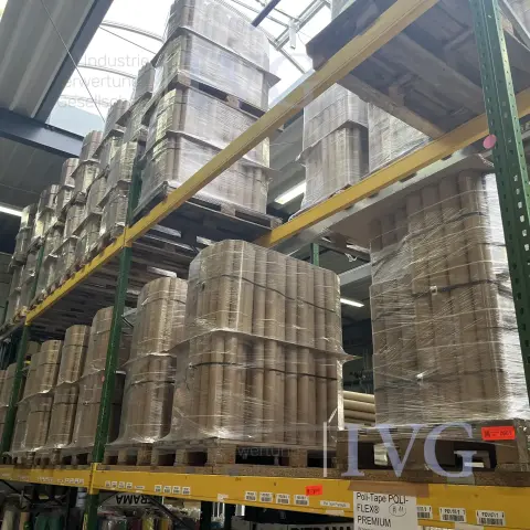 Lot de mandrins d'emballage / rouleaux en carton
