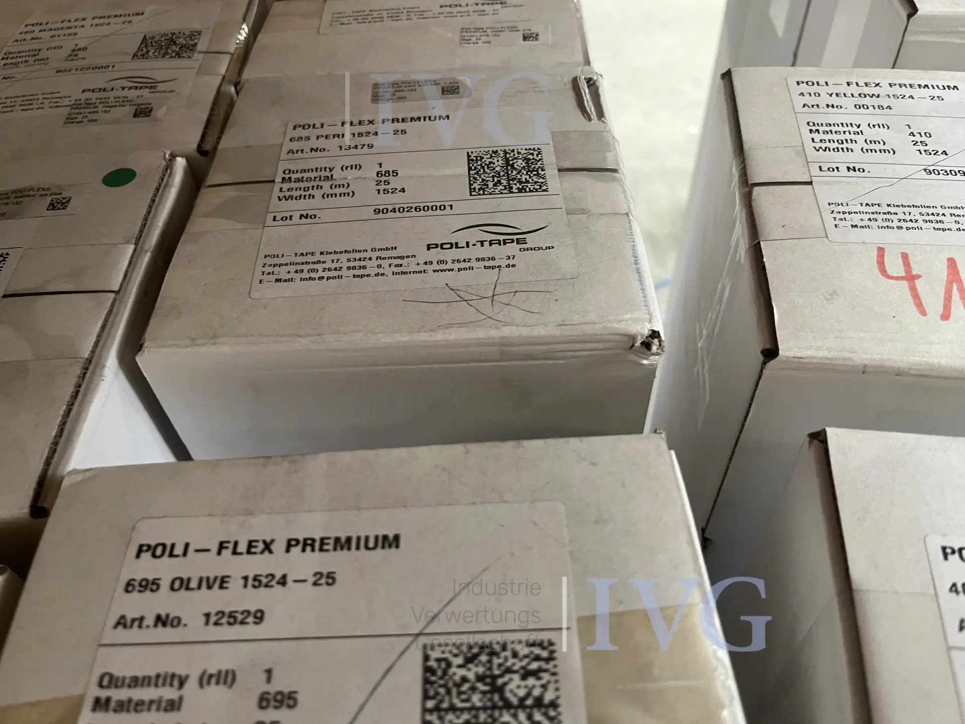 Posten Warenbestand Transferfolie POLI TAPE – foto 8 – kavel bij IVG, Emsdetten