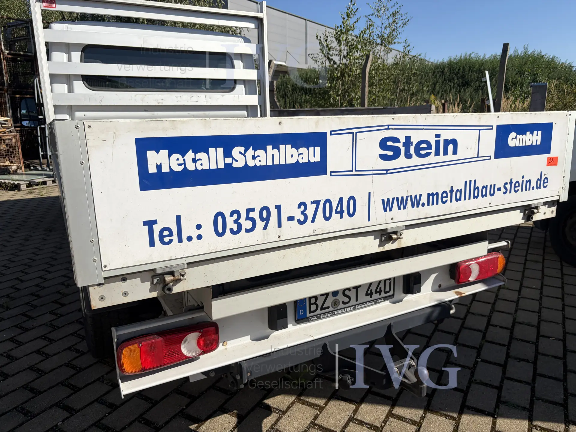 LKW Doka-Pritsche PEUGEOT Movano – foto 7 – kavel bij IVG, Bautzen
