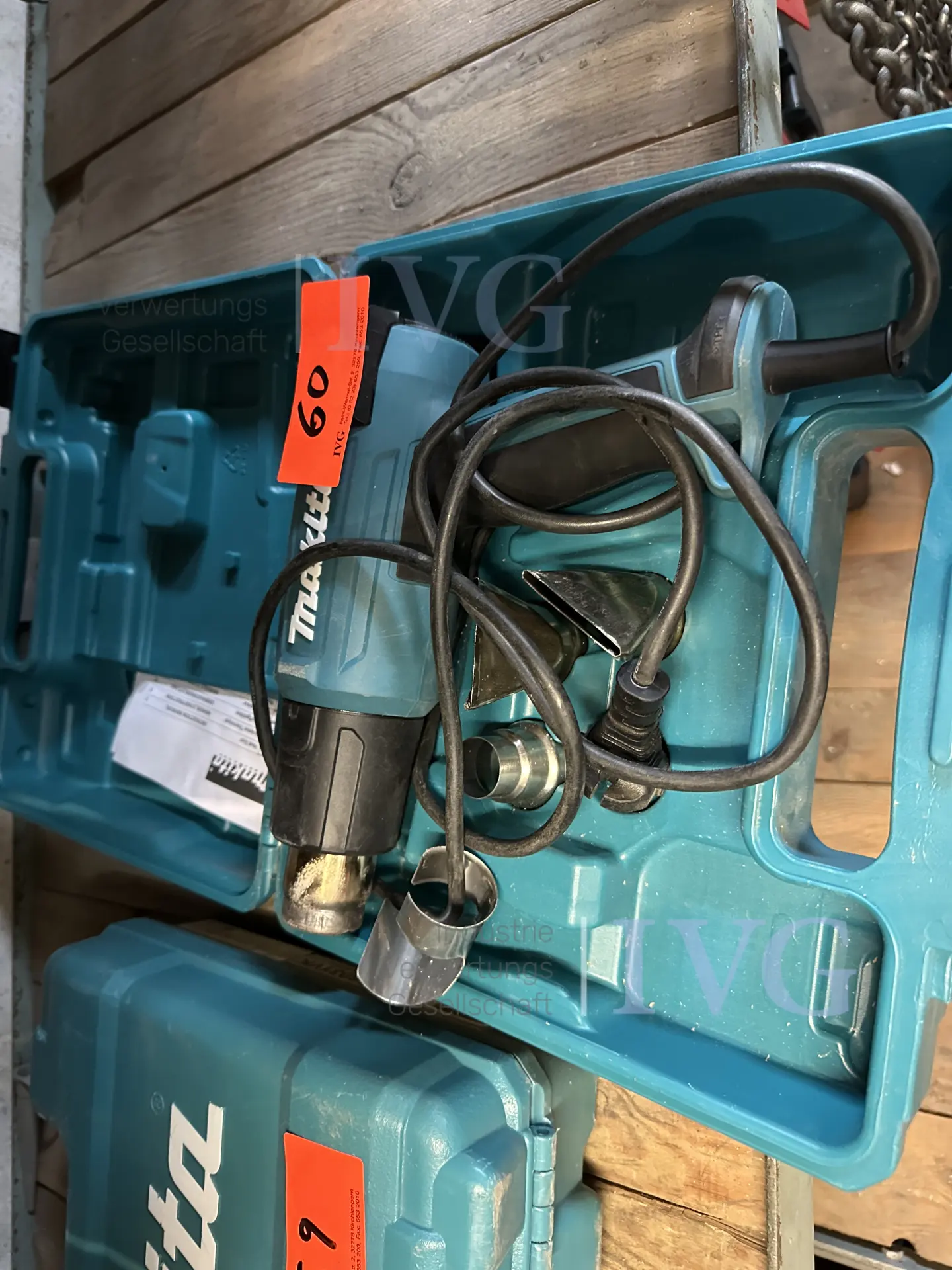 Heißluftfön MAKITA HG6031V – foto 2 – kavel bij IVG, Bautzen