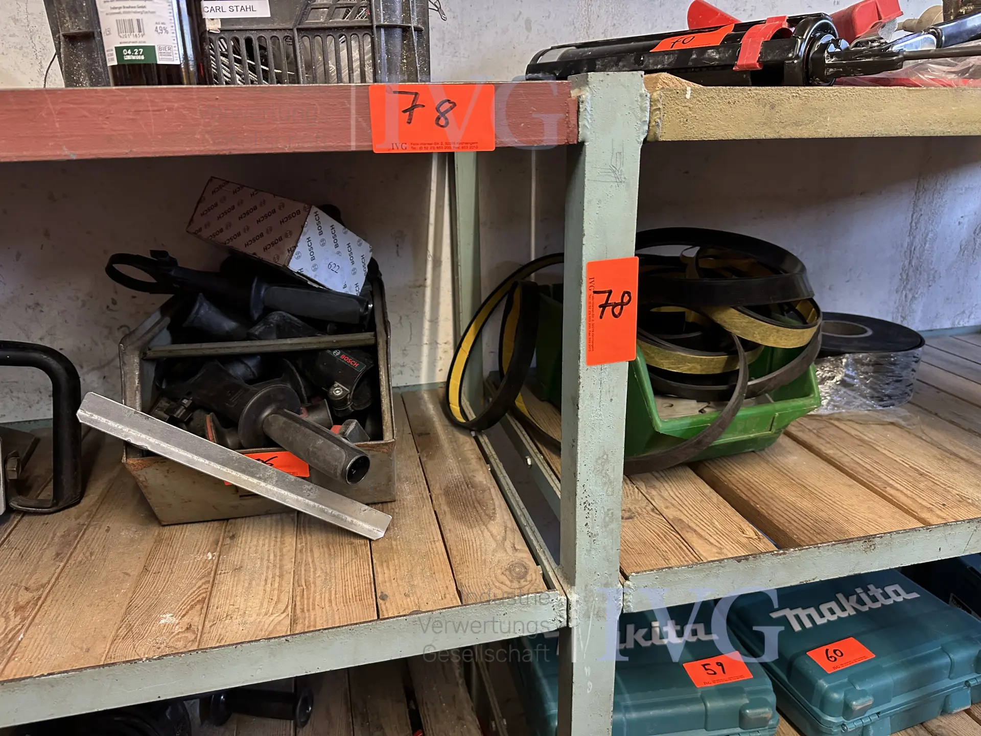 Stahl-Lagerregale + Holz-Schreibtisch – foto 12 – kavel bij IVG, Bautzen
