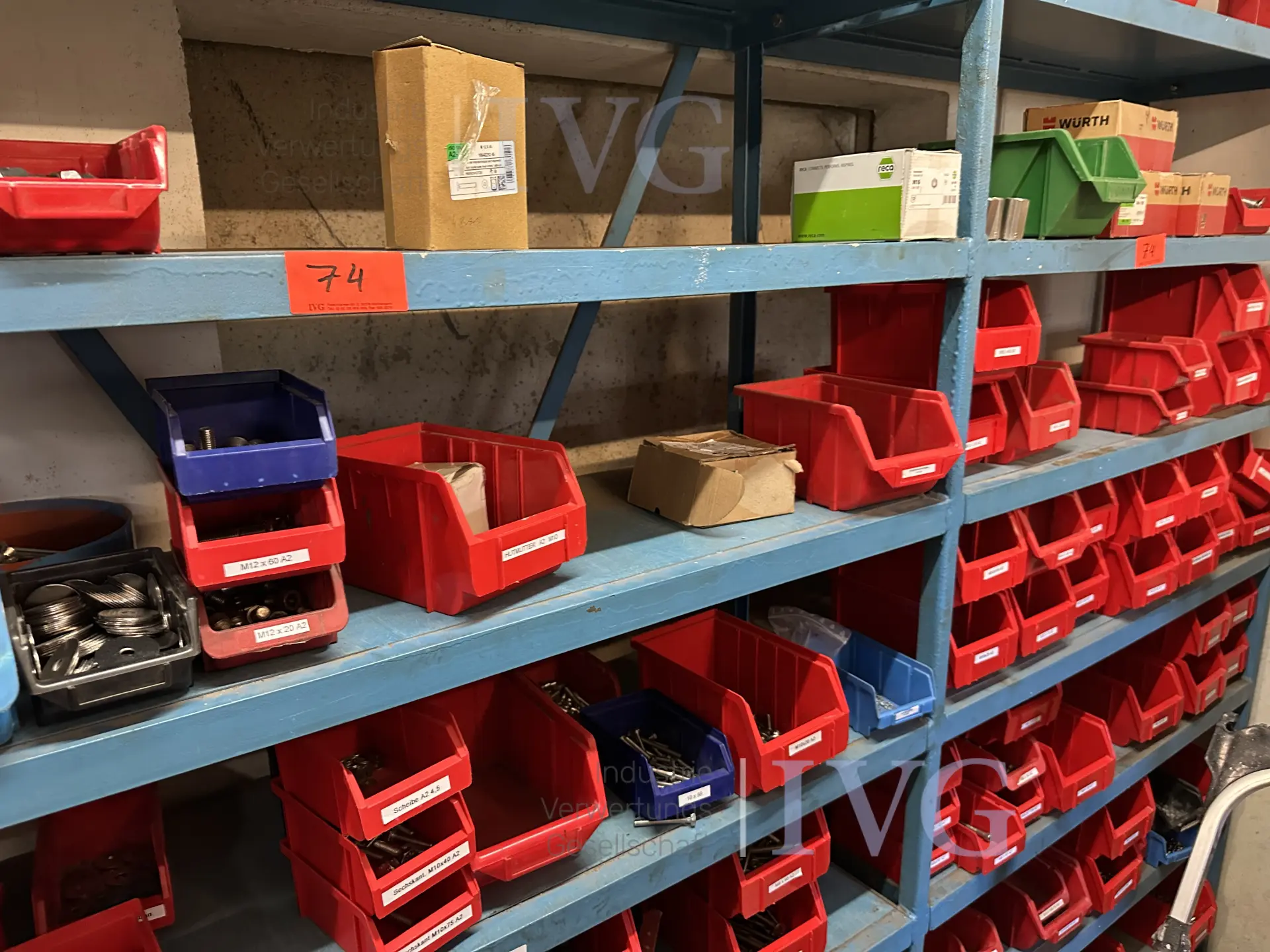 lfm. Stahl-Lagerregal – foto 8 – kavel bij IVG, Bautzen