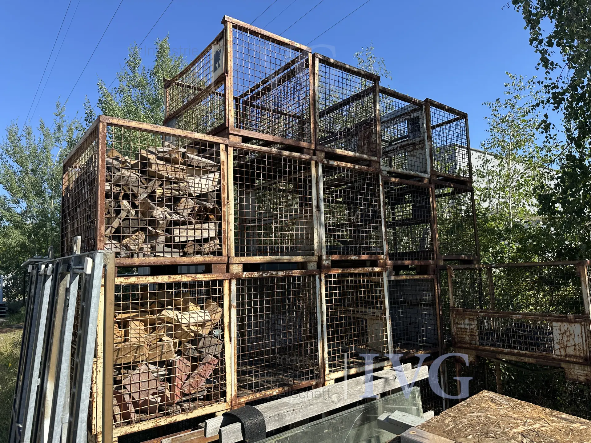 Stahl-Gitterboxen – foto 3 – kavel bij IVG, Bautzen