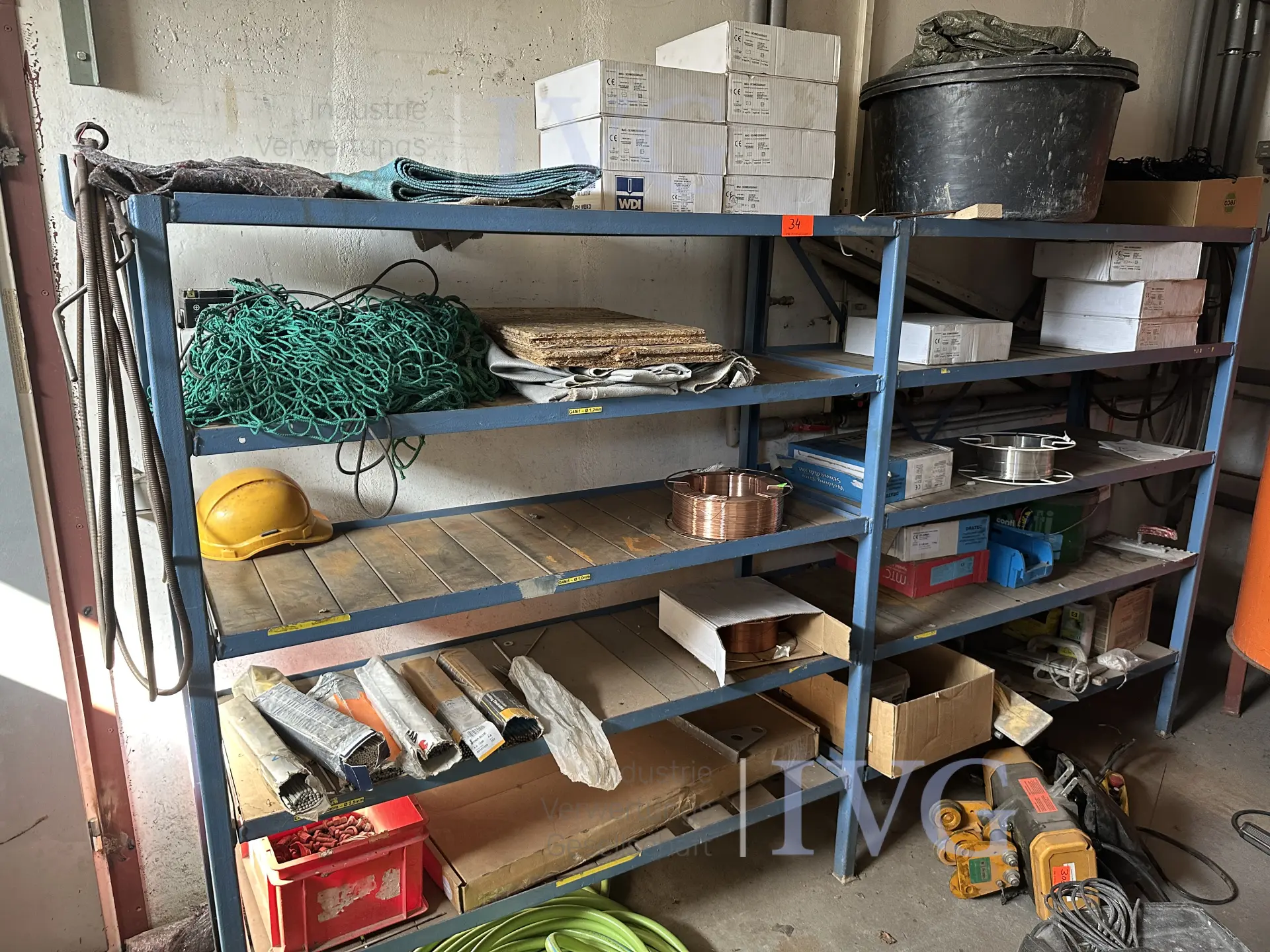 Stahl-Lagerregal – foto 2 – kavel bij IVG, Bautzen