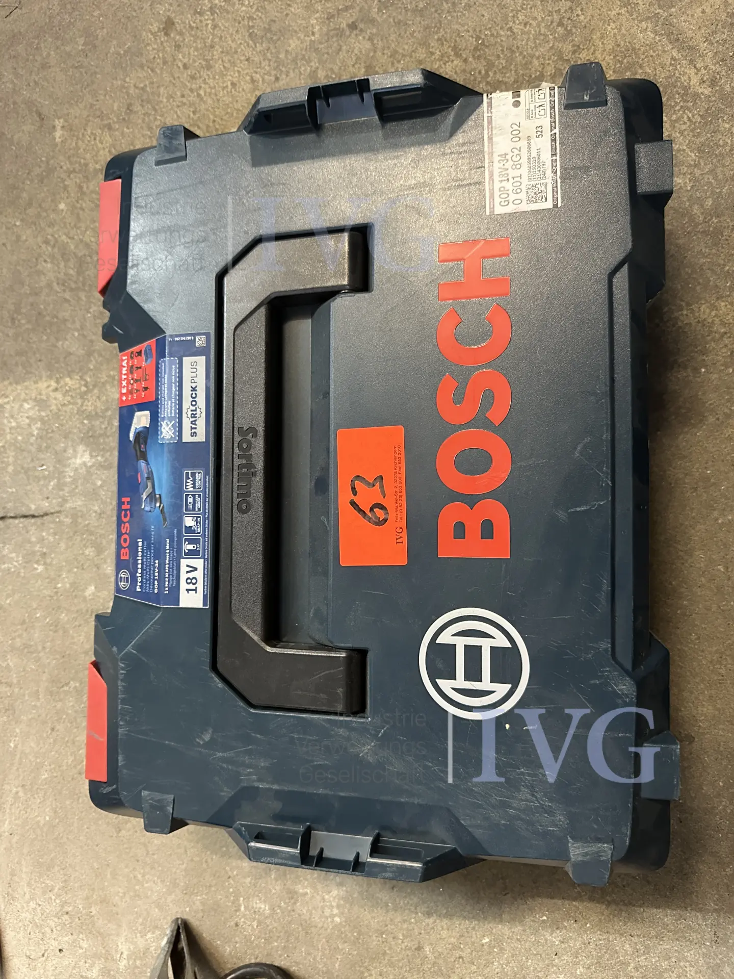 Akku-Multitool BOSCH GOP 18V-34 – foto 2 – kavel bij IVG, Bautzen