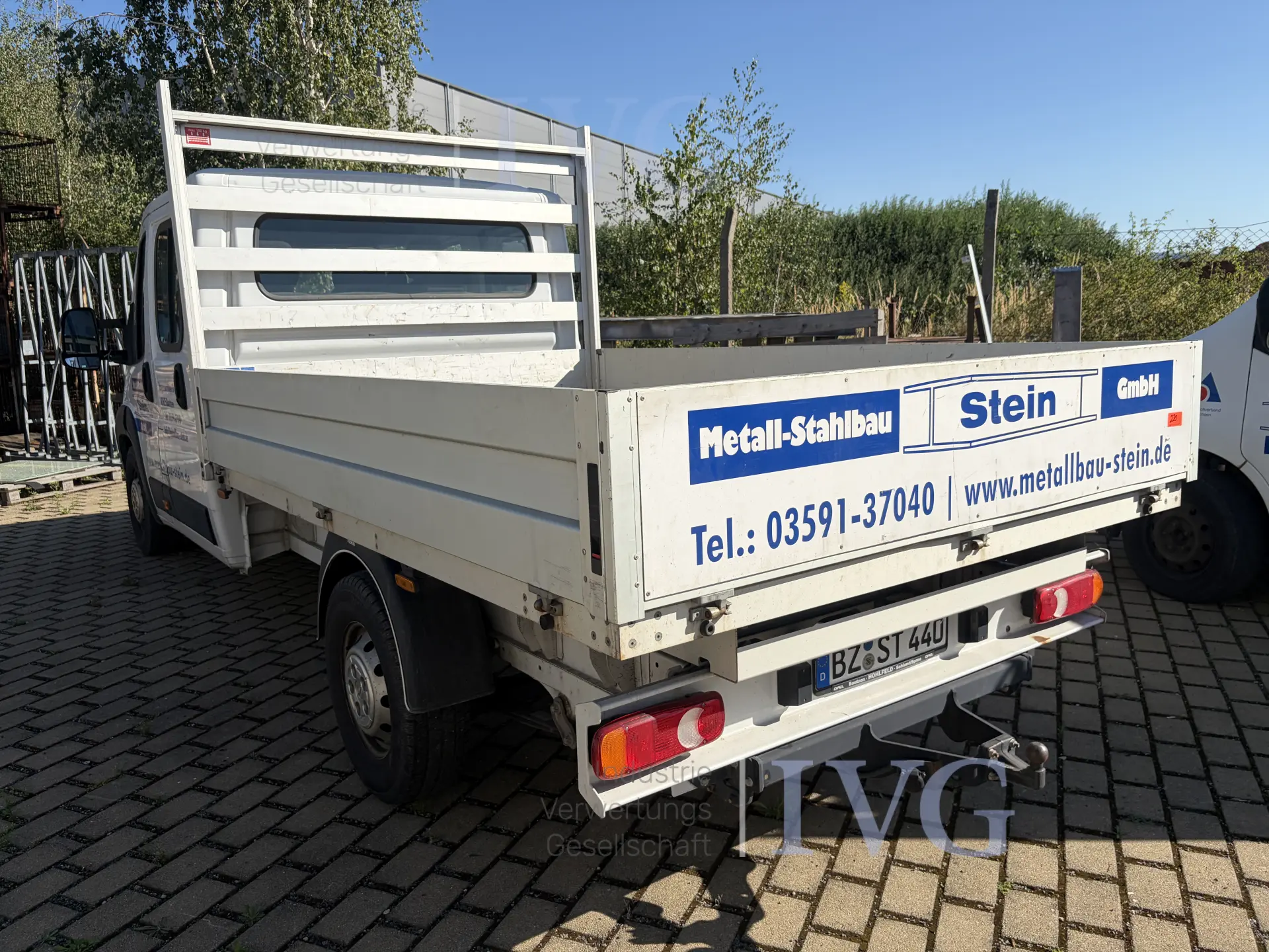 LKW Doka-Pritsche PEUGEOT Movano – foto 2 – kavel bij IVG, Bautzen