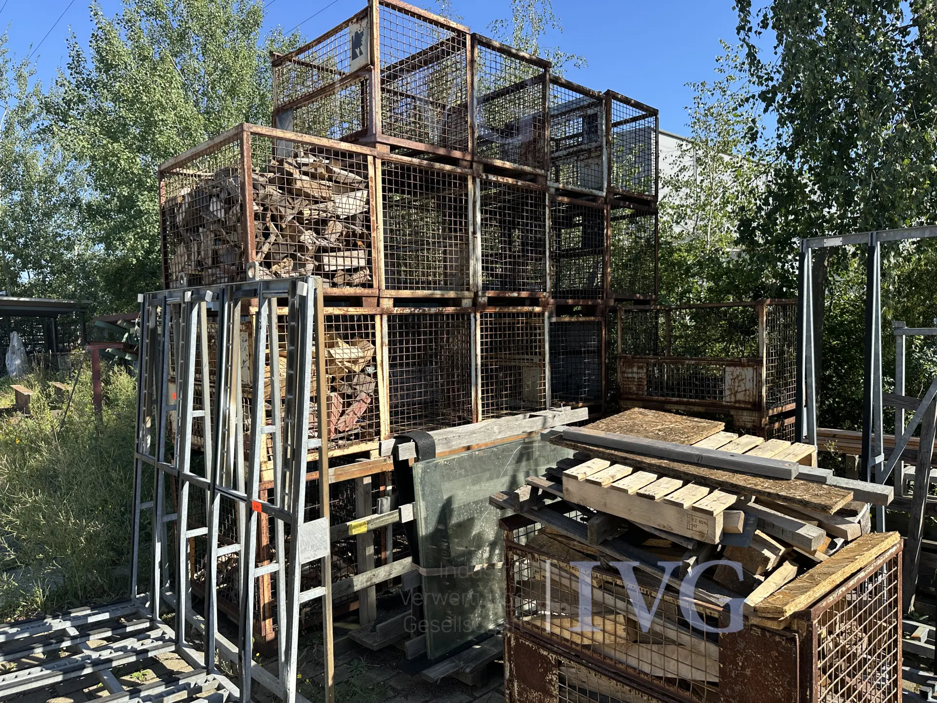 Stahl-Gitterboxen – foto 2 – kavel bij IVG, Bautzen