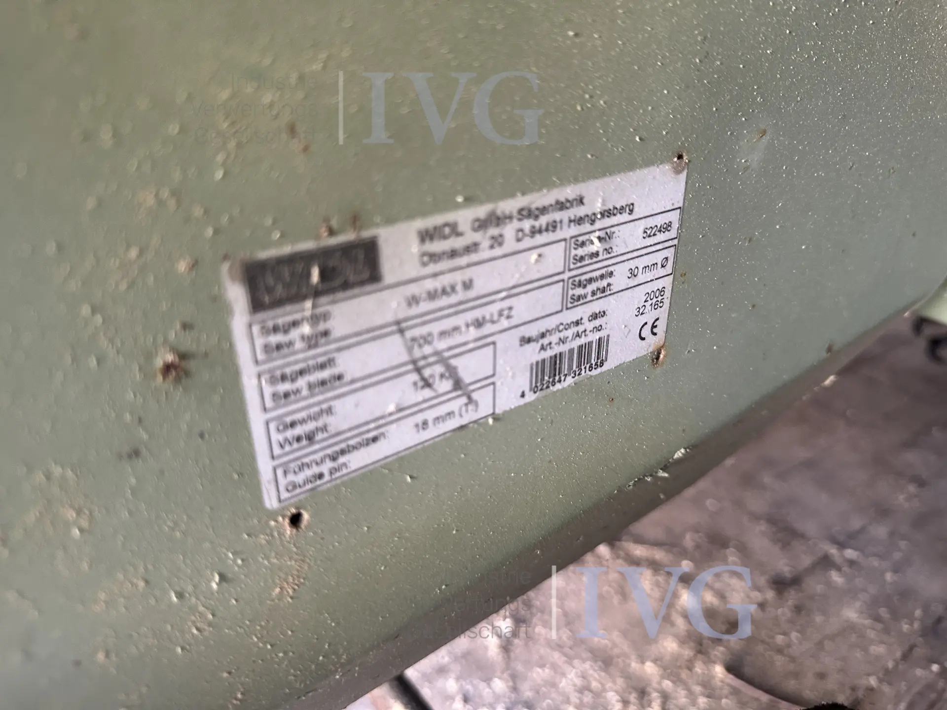 Kreissäge WIDL W-Max M – foto 4 – kavel bij IVG, Bautzen