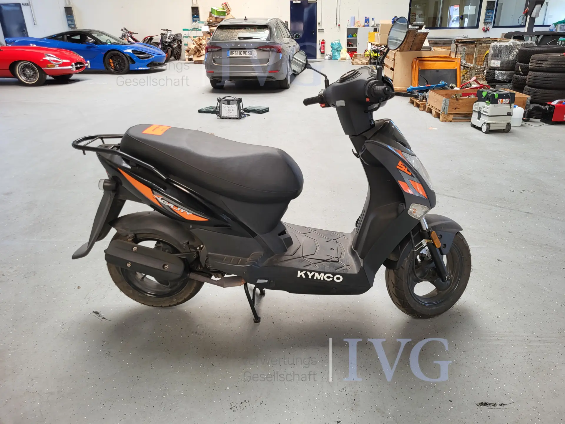 Motorroller KYMCO Agility 50 – foto 4 – kavel bij IVG, Kirchlengern