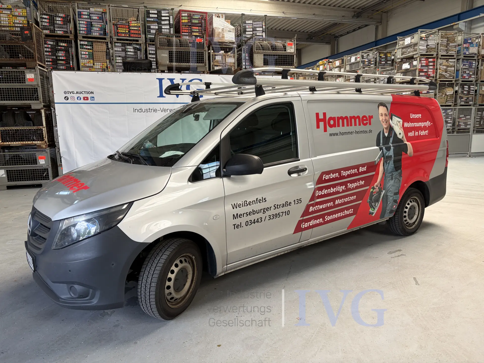 Van MERCEDES-BENZ Vito – kavel bij IVG, Kirchlengern