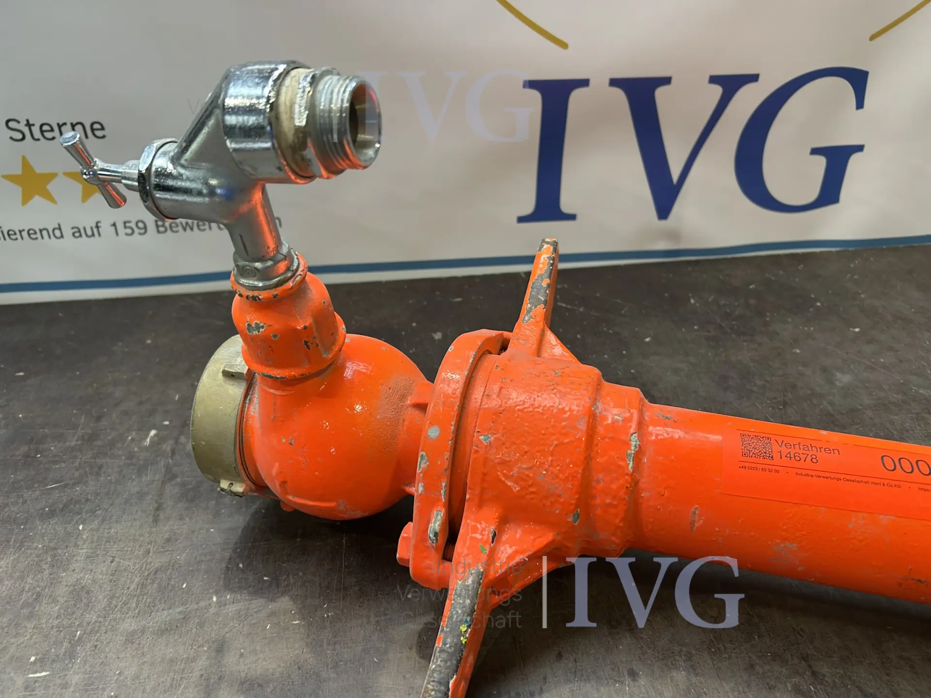 Hydranten-Standrohr – foto 2 – kavel bij IVG, Kirchlengern