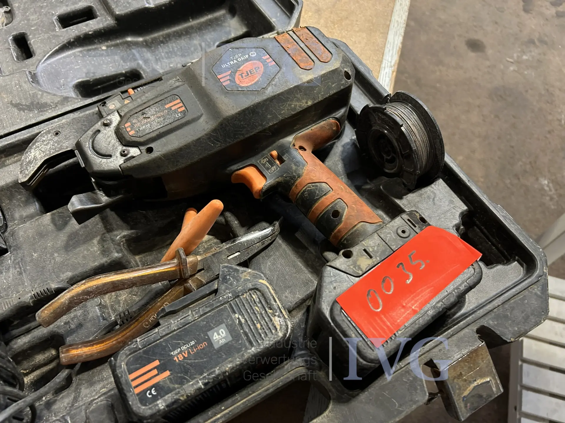 Bewehrungsstahl-Bindemaschine TJEP Ultra Grip 40 – foto 3 – kavel bij IVG, Kirchlengern