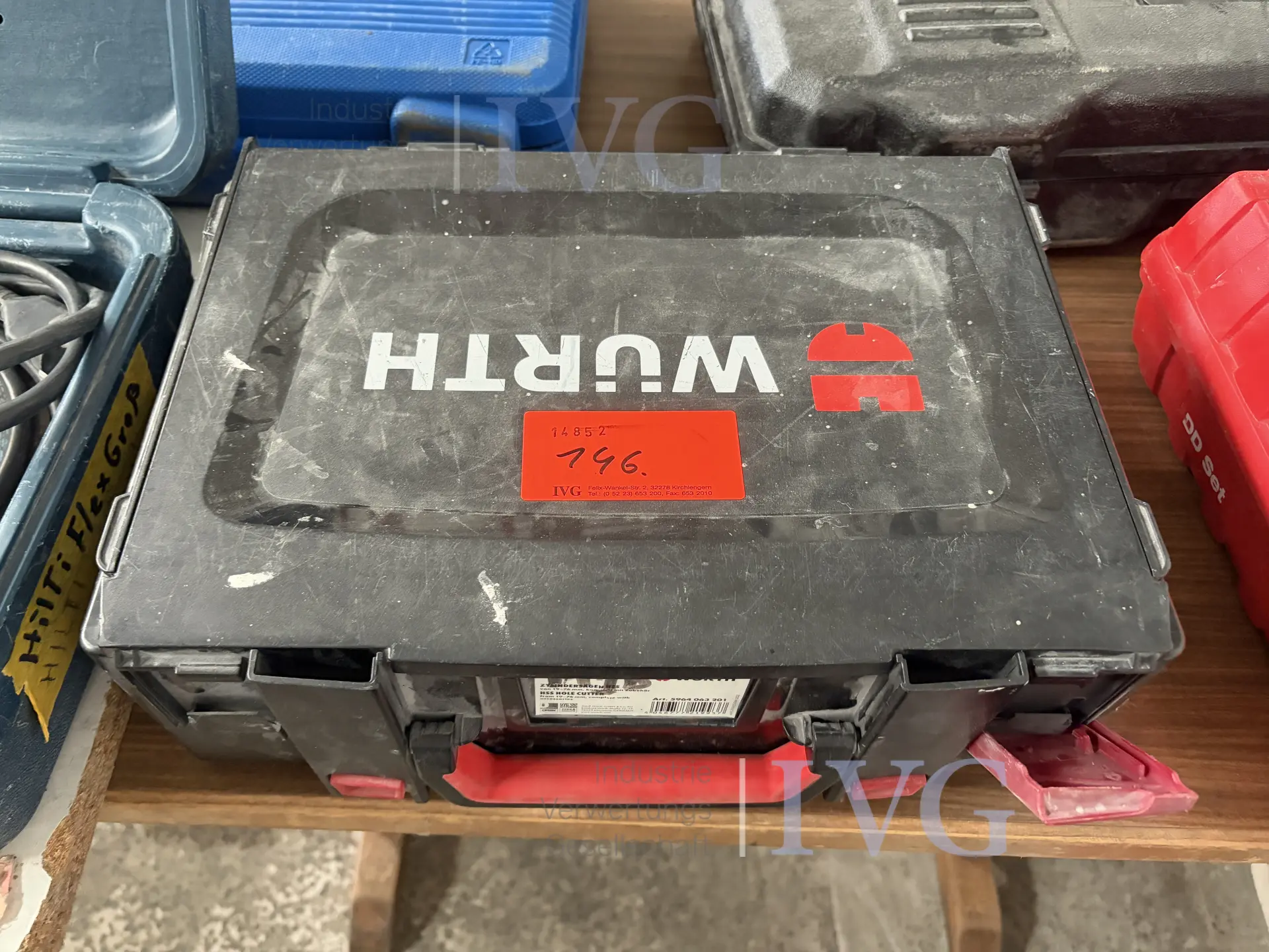 Zylindersägen HSS WÜRTH – foto 2 – kavel bij IVG, Kirchlengern