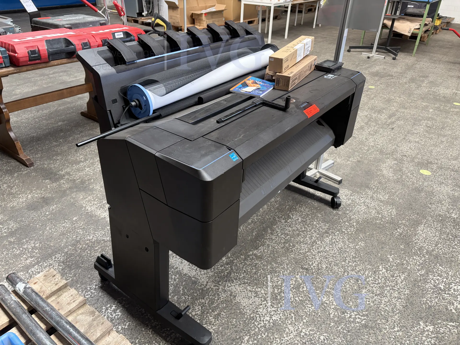 Plotter HP DesignJet T930 – kavel bij IVG, Kirchlengern
