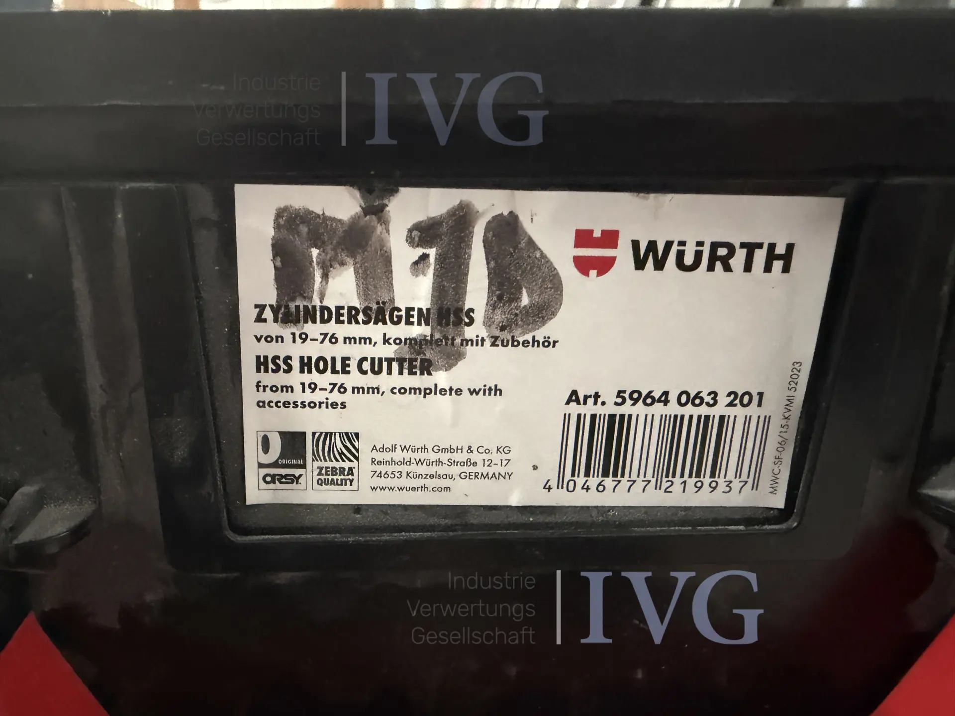 Zylindersägen HSS WÜRTH – foto 3 – kavel bij IVG, Kirchlengern