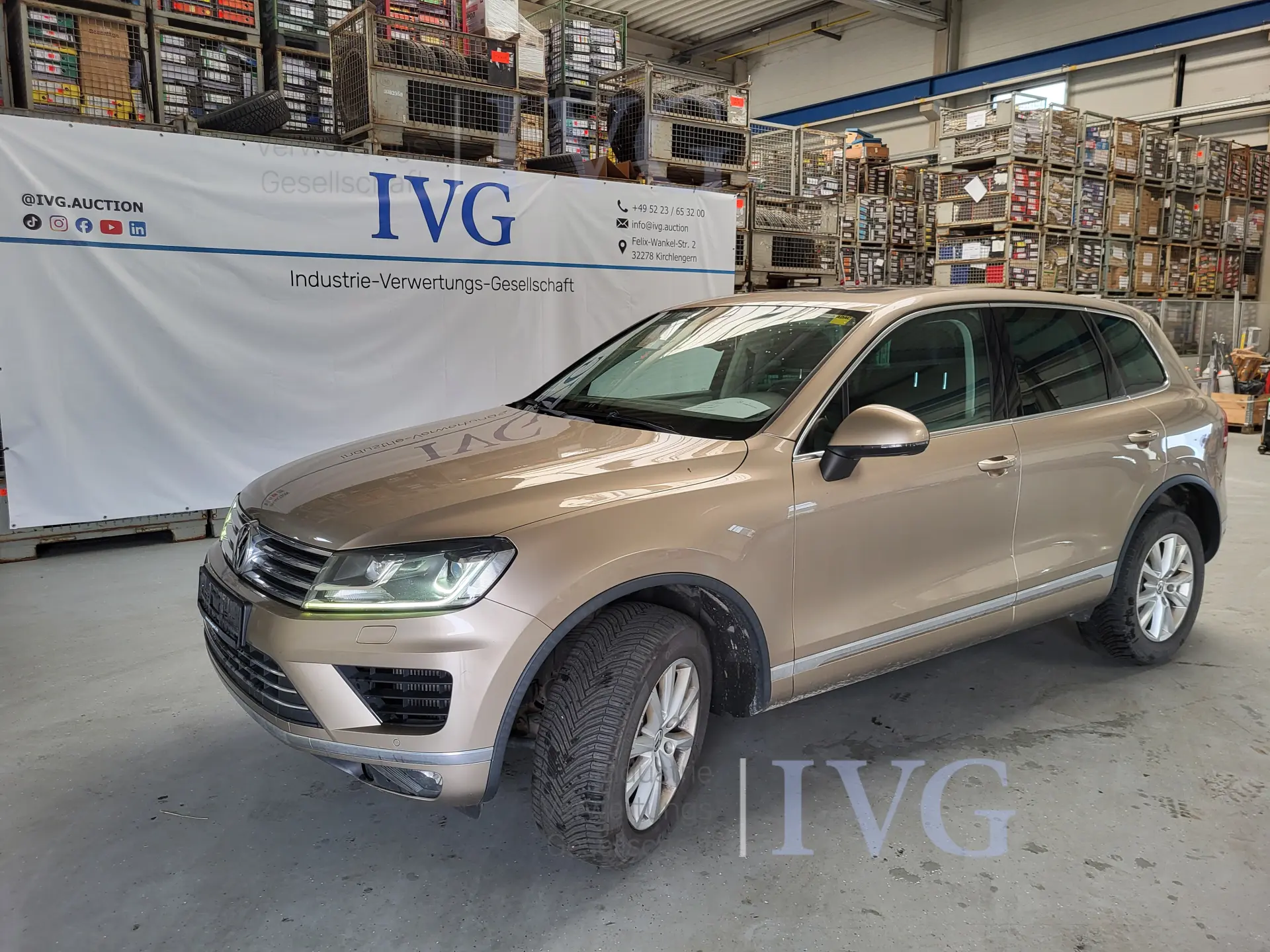 Kombilimousine VW Touareg – kavel bij IVG, Kirchlengern