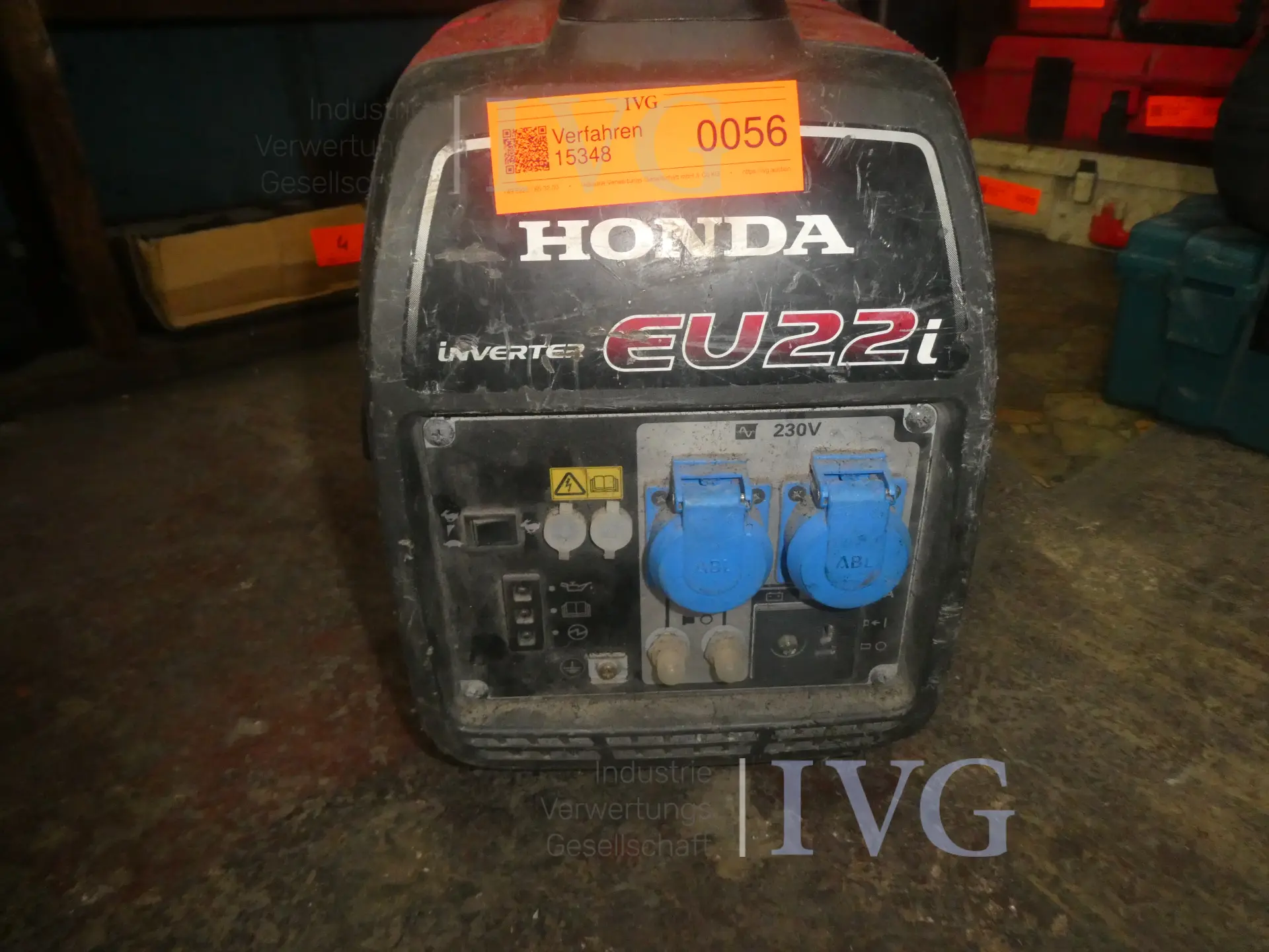 Stromerzeuger HONDA EU22i – foto 2 – kavel bij IVG, Oberhausen