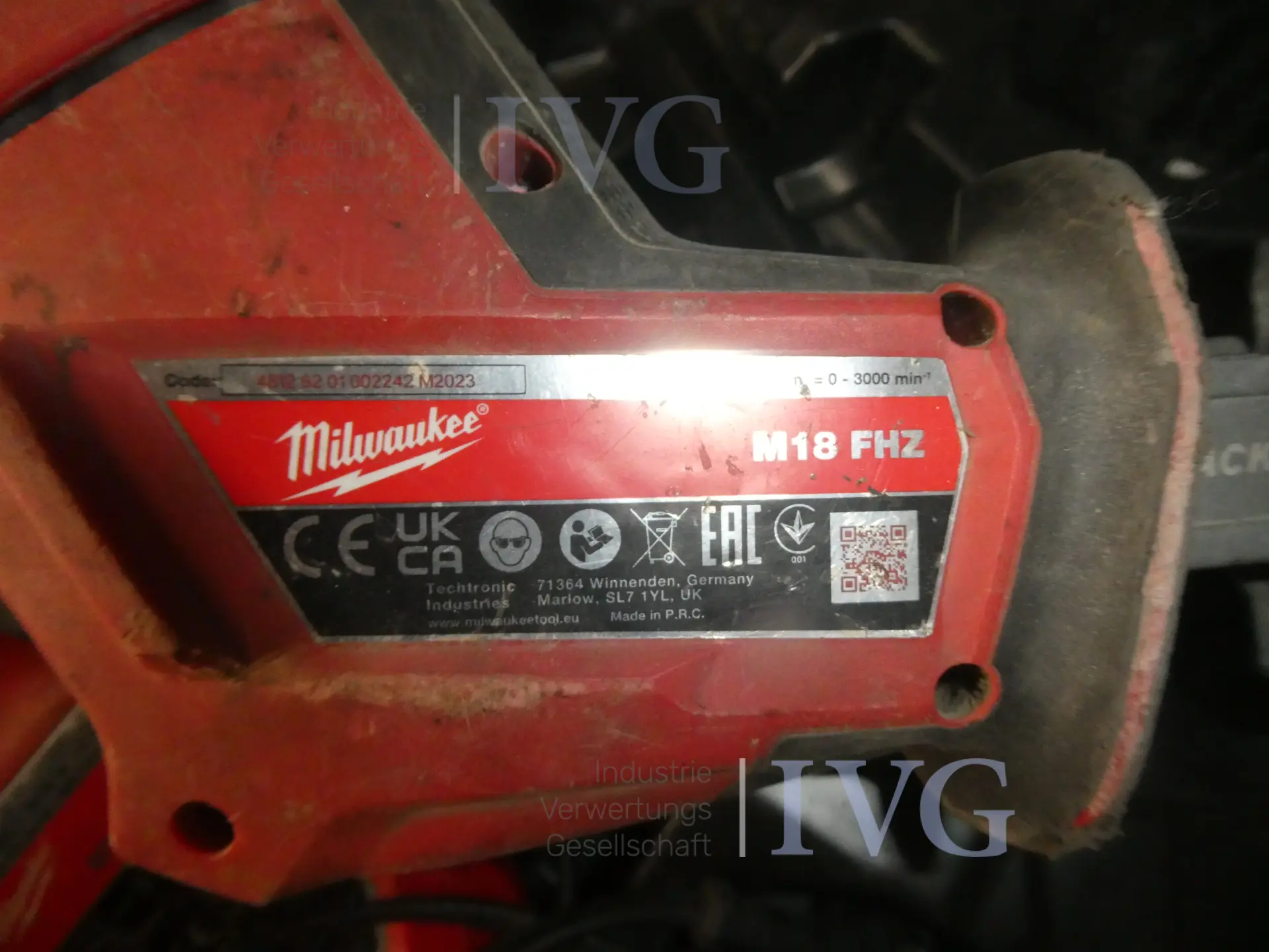 MILWAUKEE M19 FHZ accu-reciprozag – foto 3 – kavel bij IVG, Oberhausen