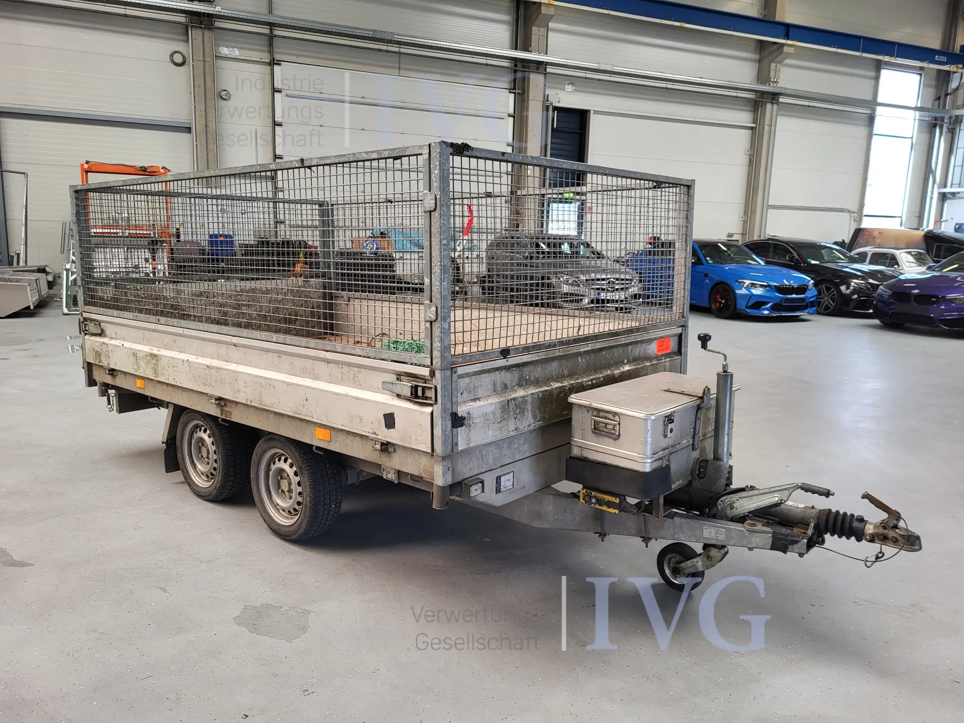 SDAH Kiepwagen met open laadbak WAGENBOUW HAPERT E2700 – foto 3 – kavel bij IVG, Kirchlengern