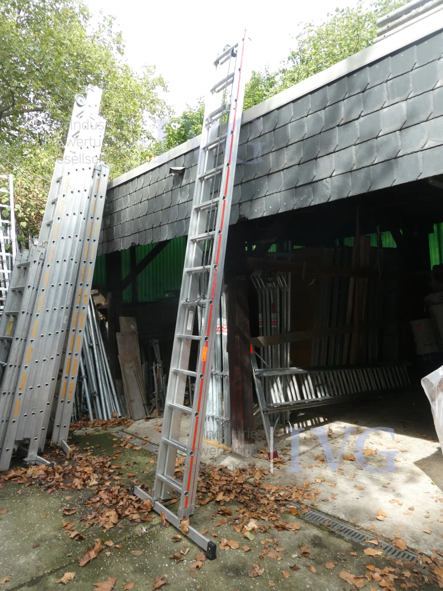 HYMER aluminium uitschuifbare ladder – foto 2 – kavel bij IVG, Oberhausen