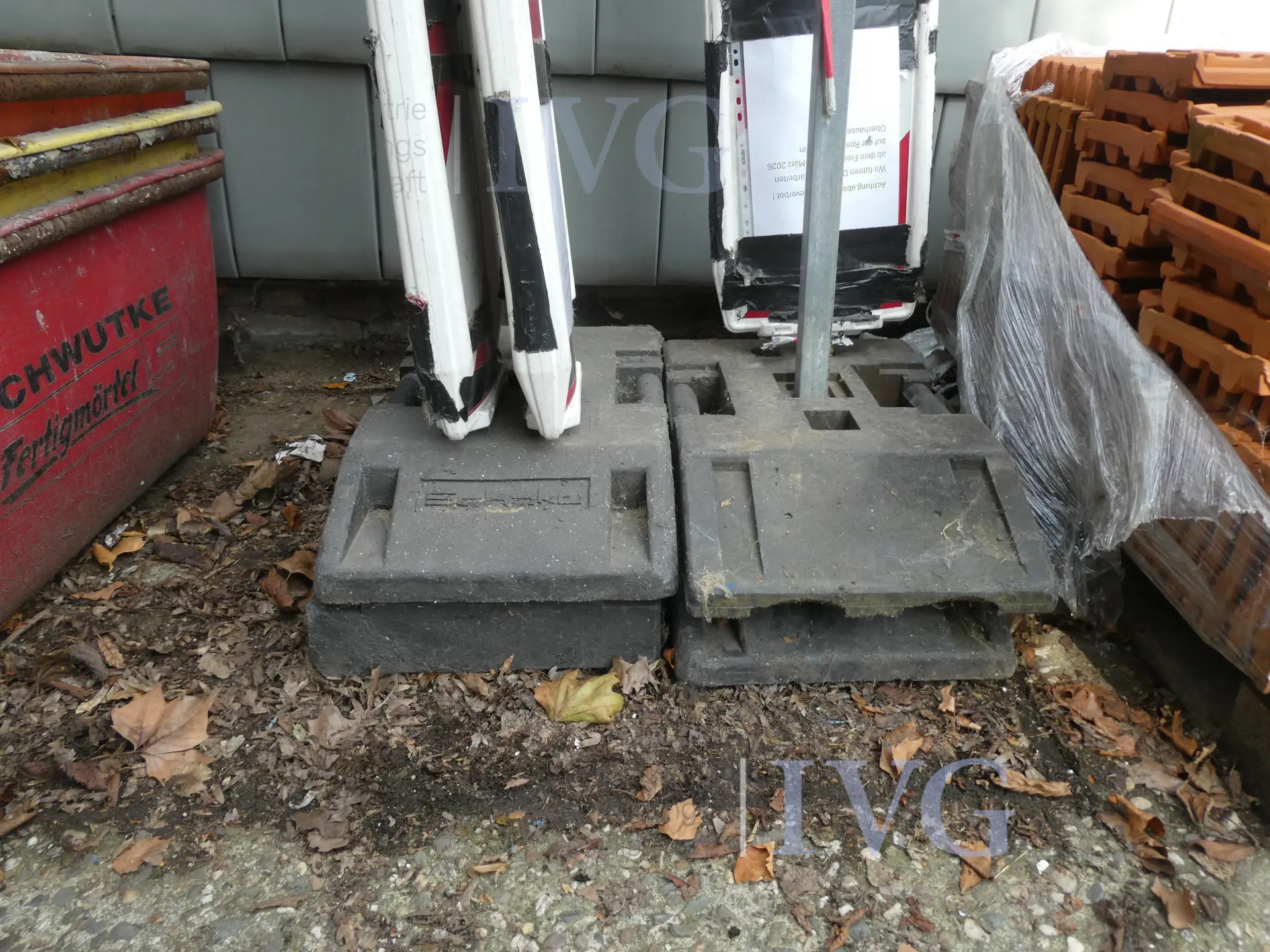 Verkeersborden – foto 2 – kavel bij IVG, Oberhausen